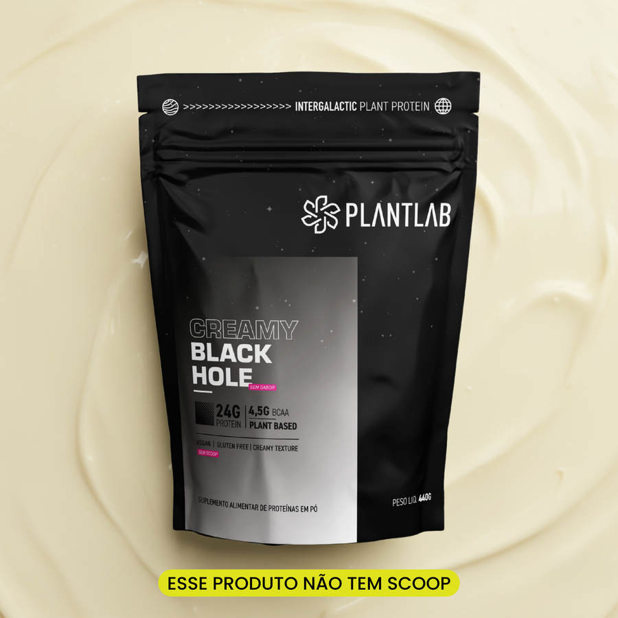Proteína vegetal cremosa - Black Hole | 440g