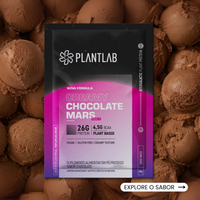 Proteína vegetal cremosa - Chocolate Mars | Sachê 40g