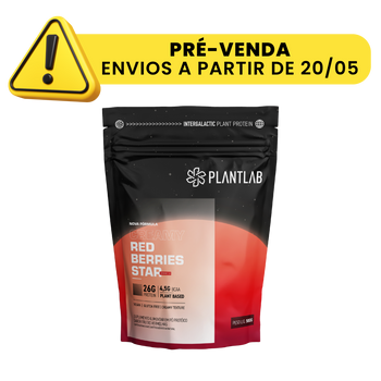 Proteína vegetal cremosa - Red Berries Star | 500g