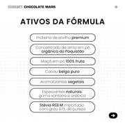 Proteína vegetal cremosa - Chocolate Mars | Sachê 40g