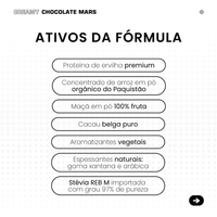 Proteína vegetal cremosa - Chocolate Mars | Kit 7 Sachês