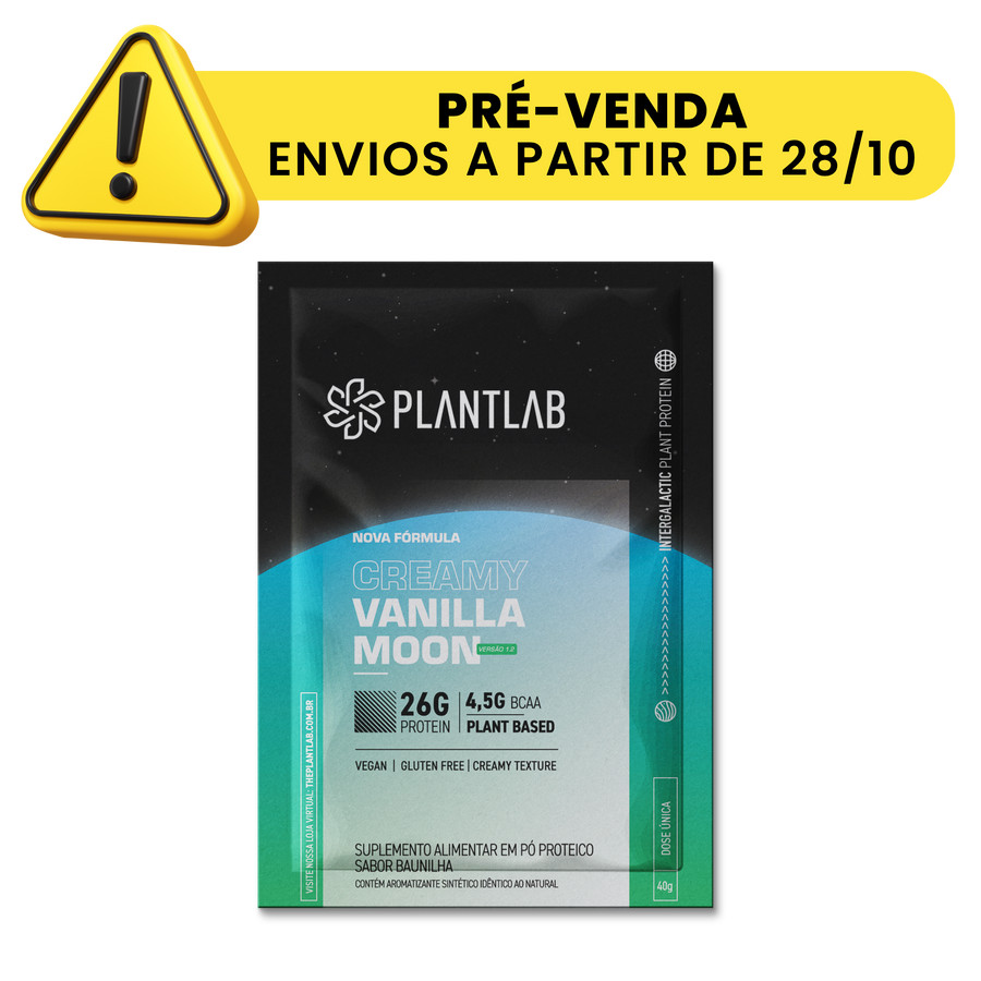 Proteína vegetal cremosa - Vanilla Moon | Sachê 40g