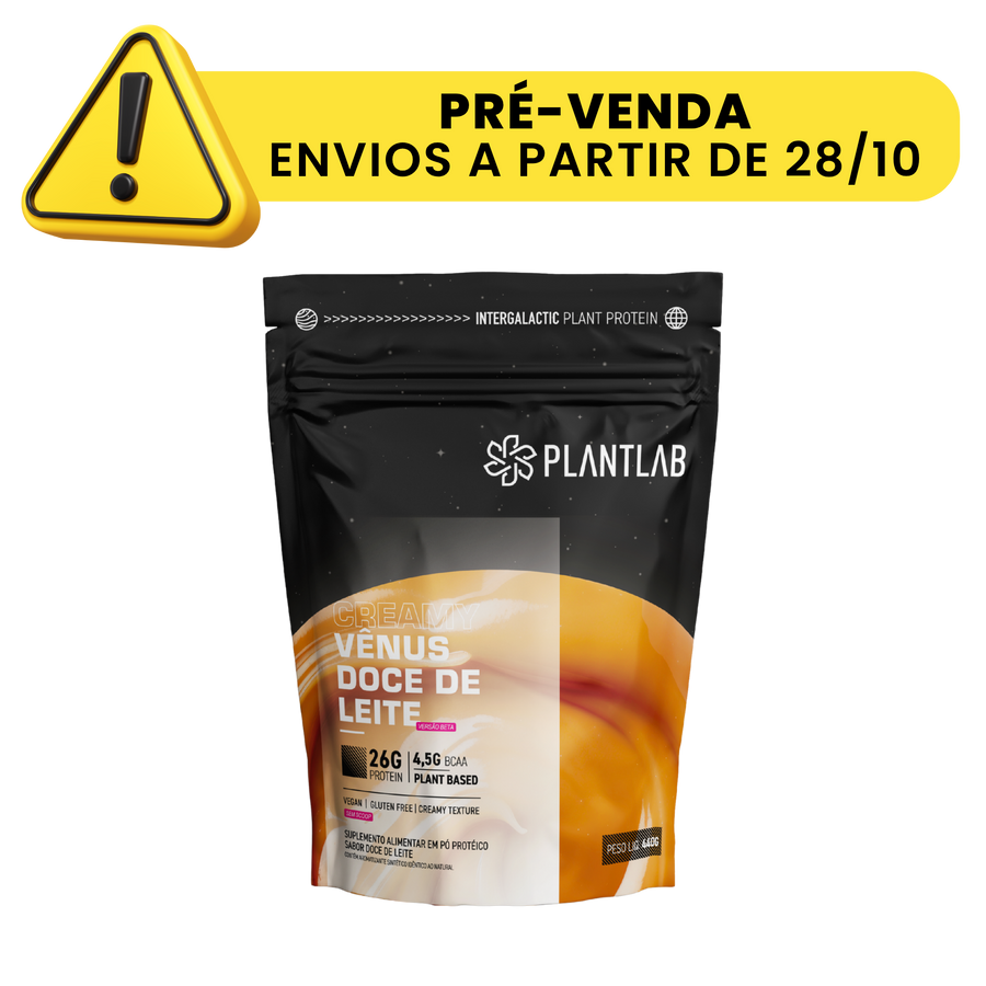 Proteína vegetal cremosa - Vênus Doce de Leite | 440g