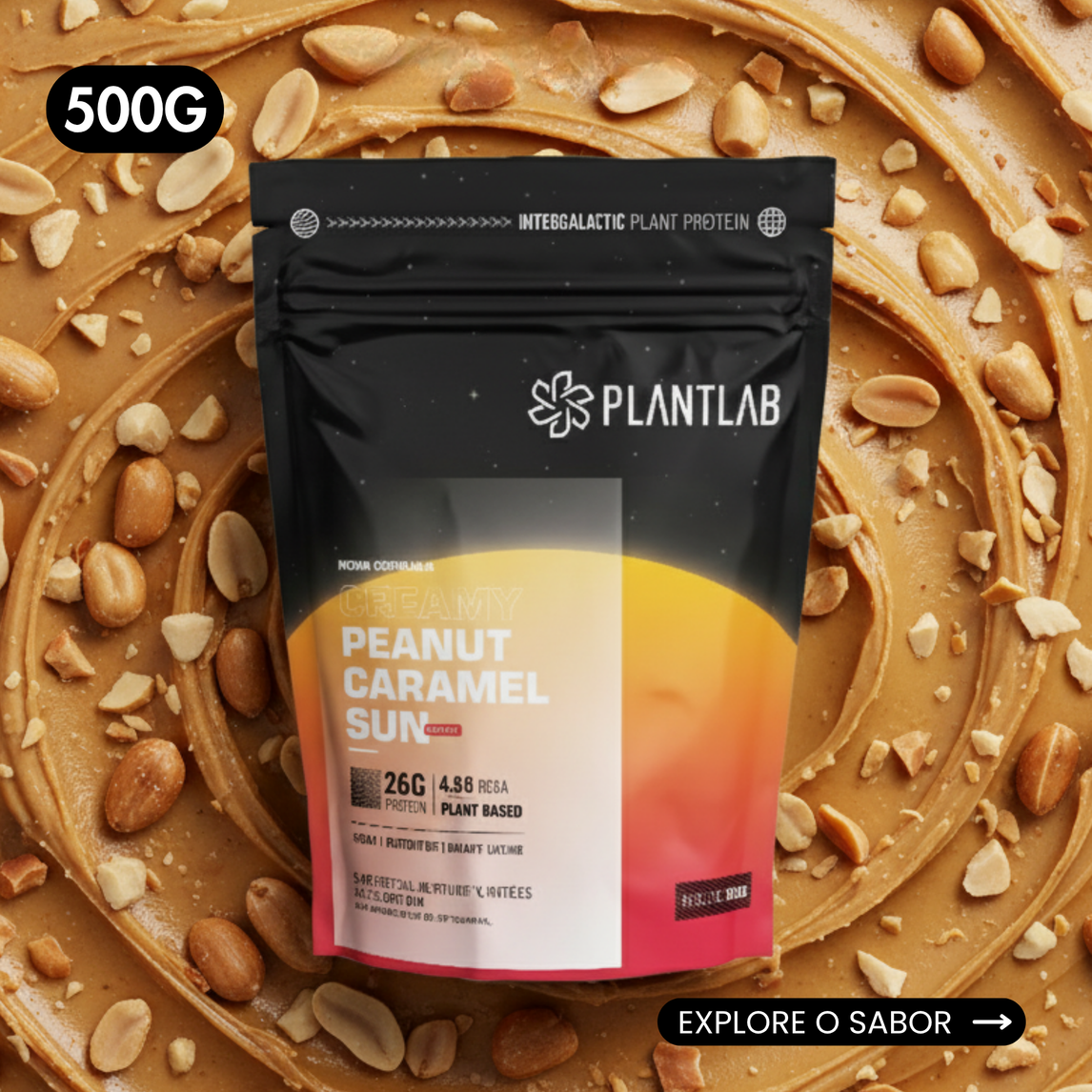 Proteína vegetal cremosa Peanut Caramel Sun 500G