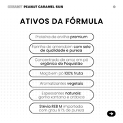 Proteína vegetal cremosa - Peanut Caramel Sun | Sachê 40g