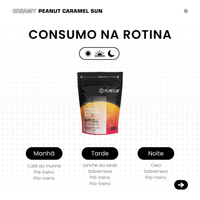 KIT | Proteína vegetal cremosa 500g - Peanut Caramel Sun (3un)