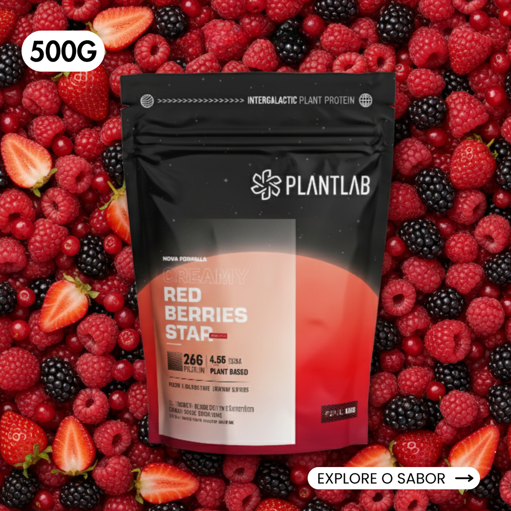 Proteína vegetal cremosa - Red Berries Star | 500g – PlantLab