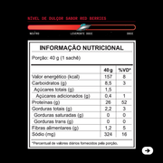 Proteína vegetal cremosa - Red Berries Star | Sachê 40g