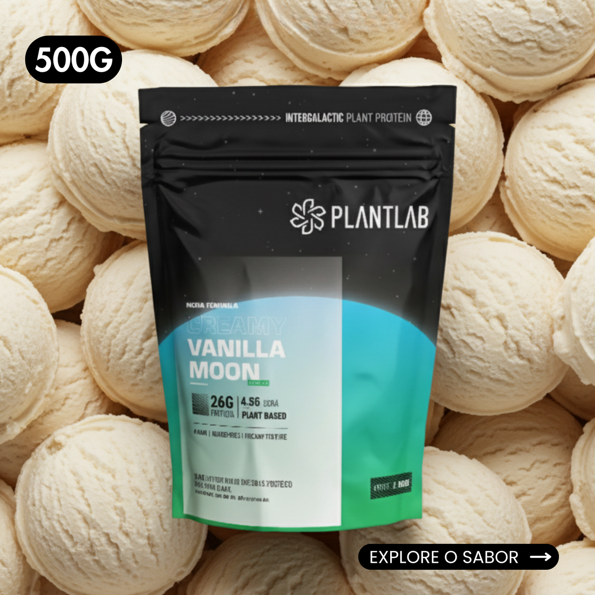 Proteína vegetal cremosa - Vanilla Moon | 500g