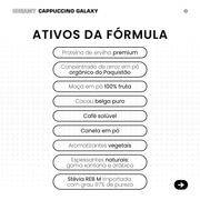 Proteína vegetal cremosa - Cappuccino Galaxy | 500g