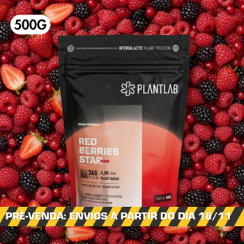 Proteína vegetal cremosa - Red Berries Star | 500g