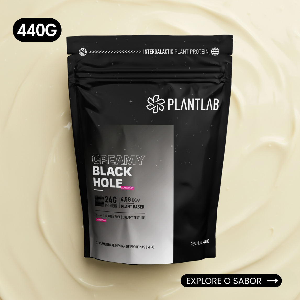Proteína vegetal cremosa Neutra 440G