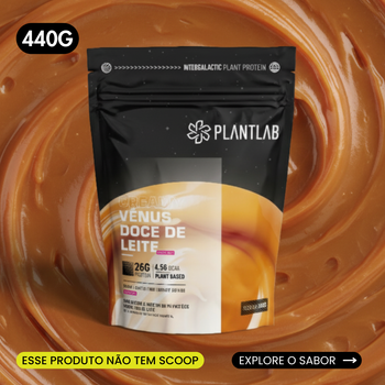 Proteína vegetal cremosa - Vênus Doce de Leite | 440g