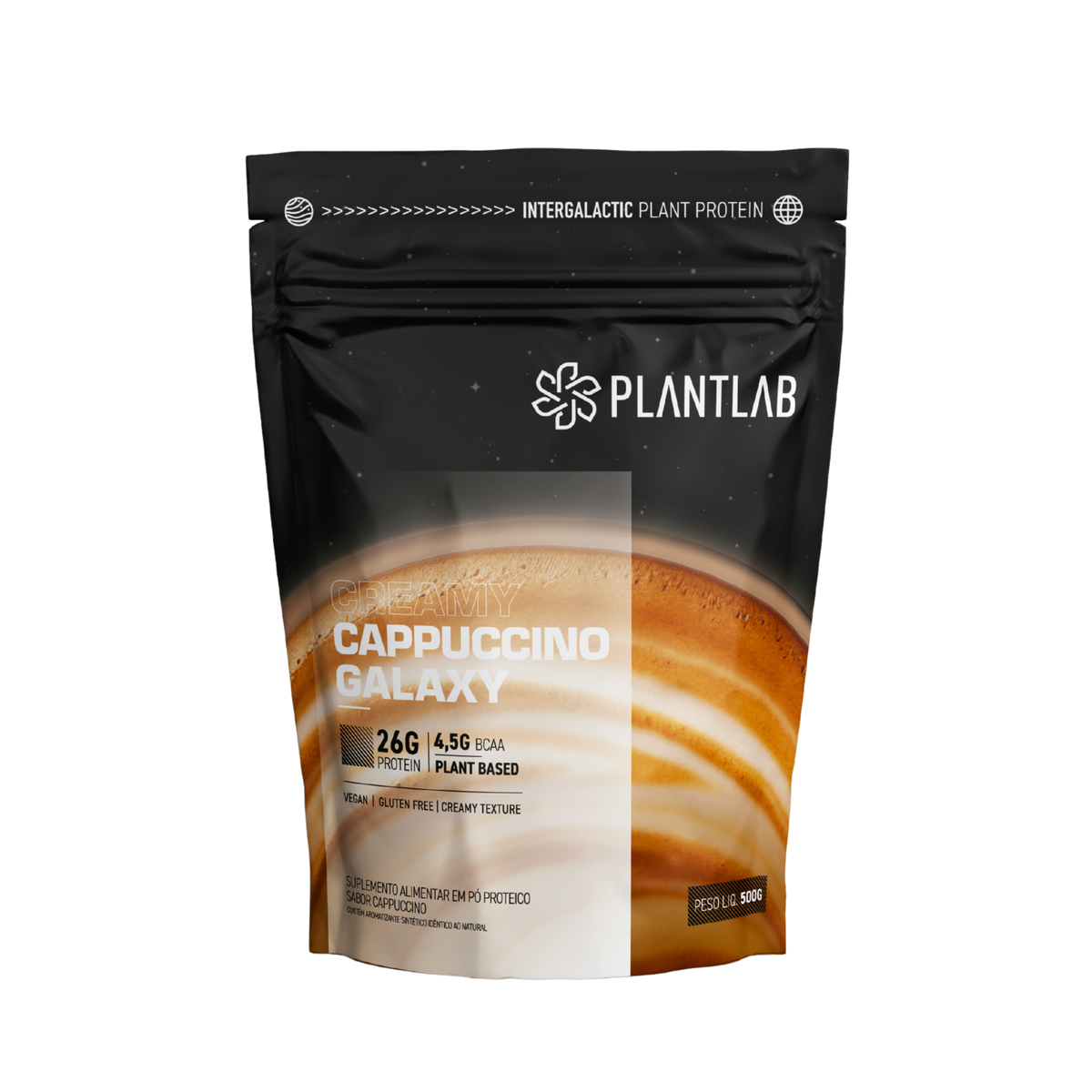 Proteína vegetal cremosa - Cappuccino Galaxy | 500g