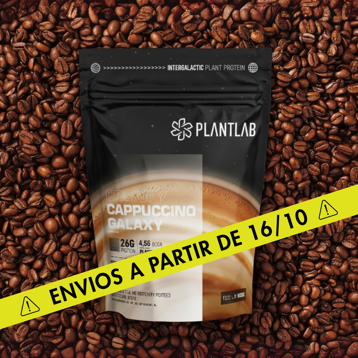 Proteína vegetal cremosa - Cappuccino Galaxy | 500g