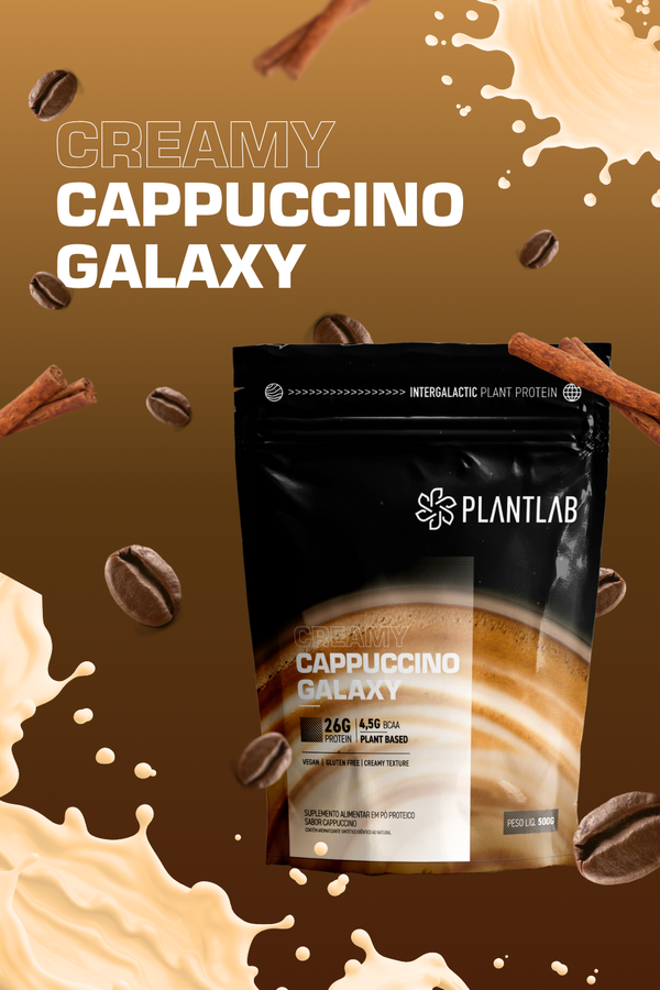 Proteína vegetal cremosa - Cappuccino Galaxy | 500g