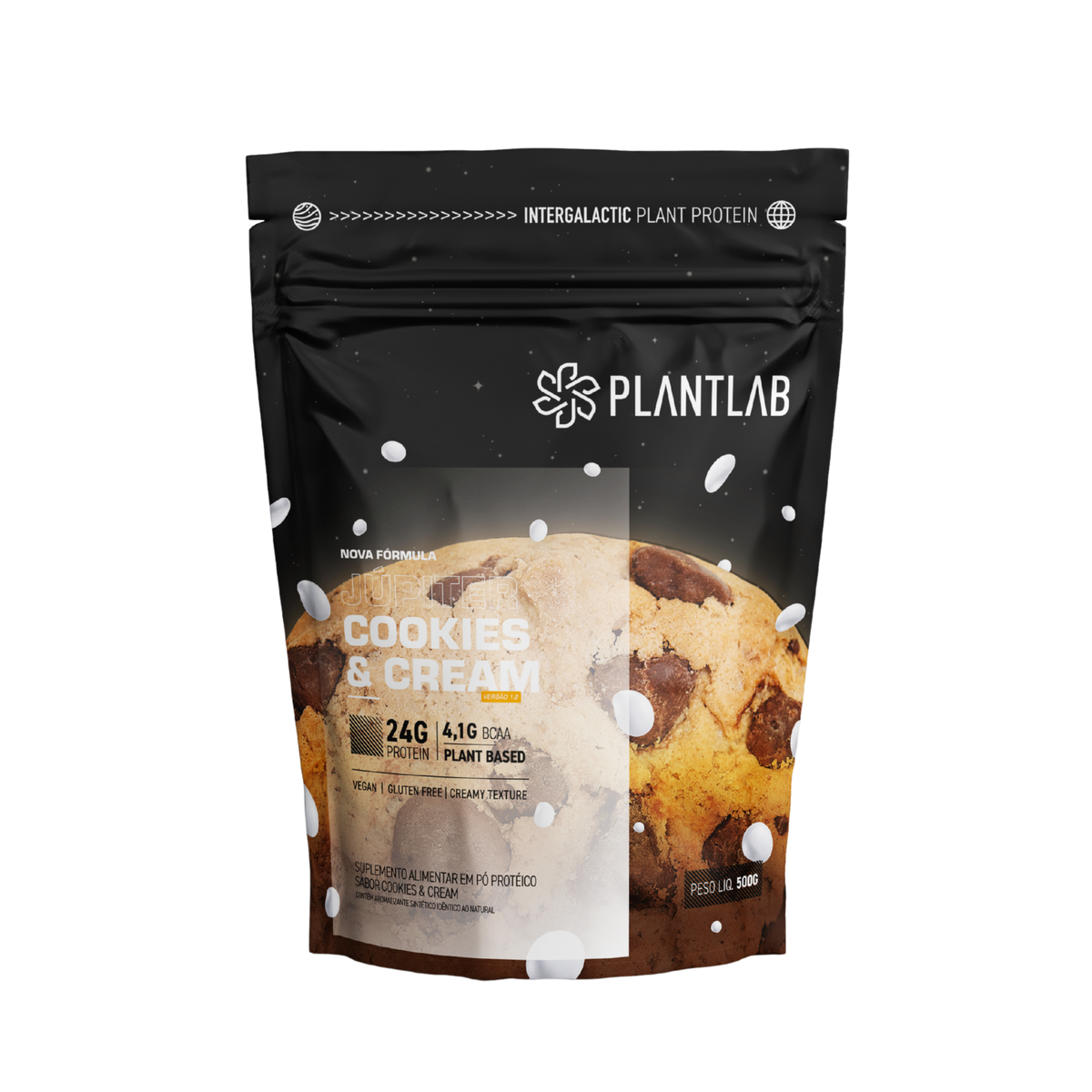 Proteína vegetal cremosa - Cookies and Cream | 500g