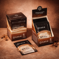 Proteína vegetal cremosa - Cappuccino Galaxy | Kit 7 Sachês