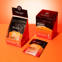 Proteína vegetal cremosa - Peanut Caramel Sun | Kit 7 Sachês