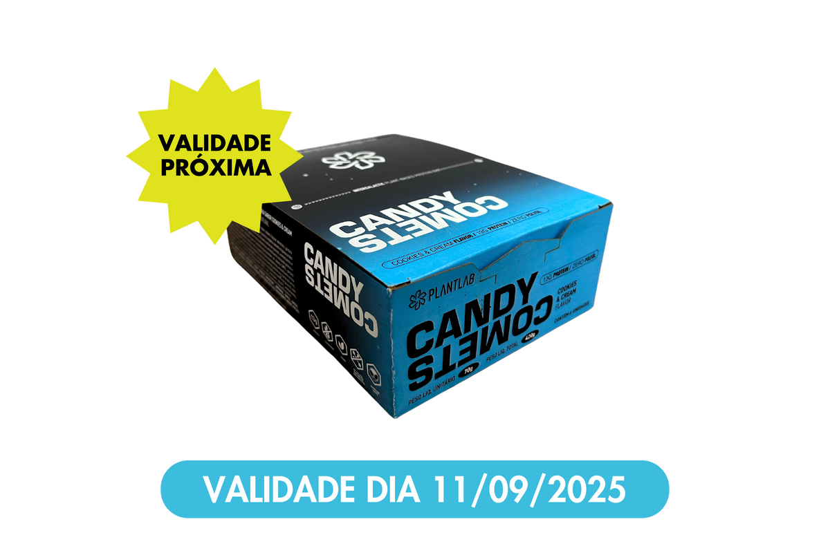 Alimento em barra - Cookies and Cream | Kit 6 barrinhas