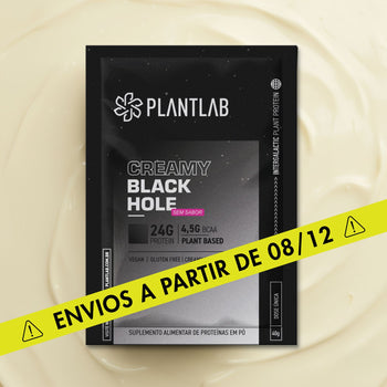 Proteína vegetal cremosa - Black Hole | Sachê 40g