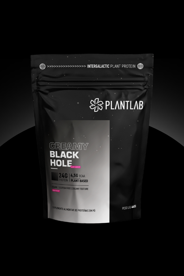 Proteína vegetal cremosa - Black Hole | 440g