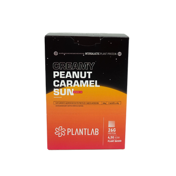 Proteína vegetal cremosa - Peanut Caramel Sun | Kit 7 Sachês