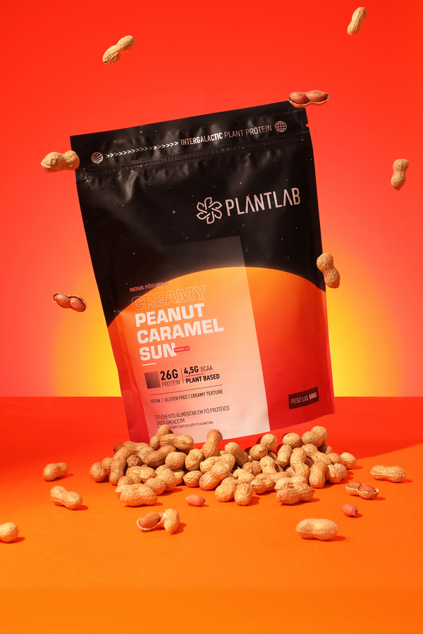 Proteína vegetal cremosa - Peanut Caramel Sun | 500g