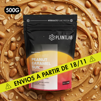 Proteína vegetal cremosa - Peanut Caramel Sun | 500g