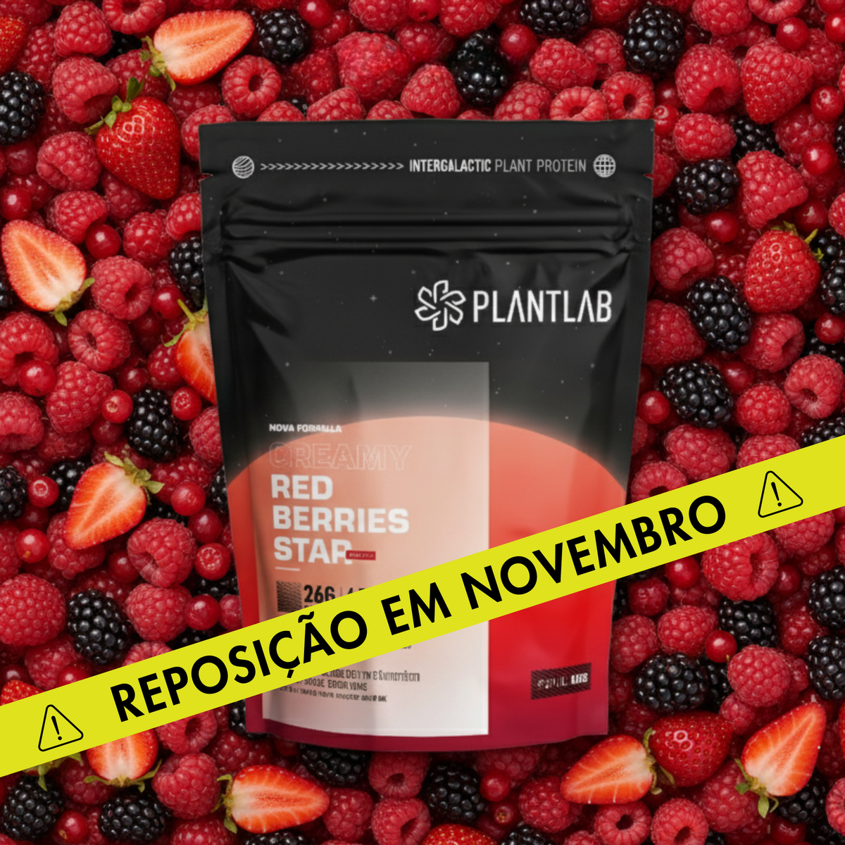 Proteína vegetal cremosa - Red Berries Star | 500g