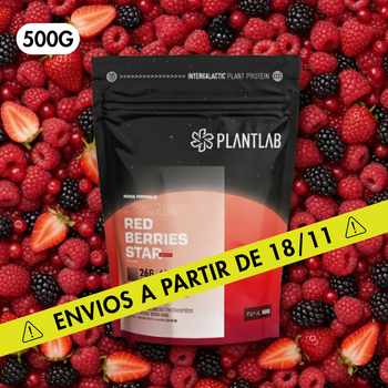 Proteína vegetal cremosa - Red Berries Star | 500g