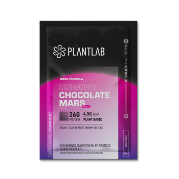 Proteína vegetal cremosa - Chocolate Mars | Sachê 40g