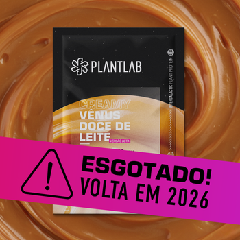 Proteína vegetal cremosa - Vênus Doce de Leite | Sachê 40g