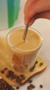 Stories de Proteína vegetal cremosa - Cappuccino Galaxy | Kit 7 Sachês