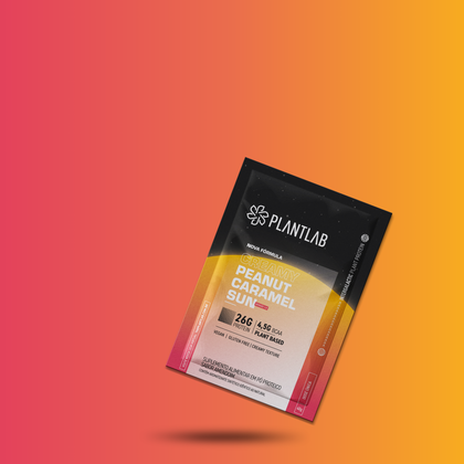 Proteína vegetal cremosa - Peanut Caramel Sun | Sachê 40g